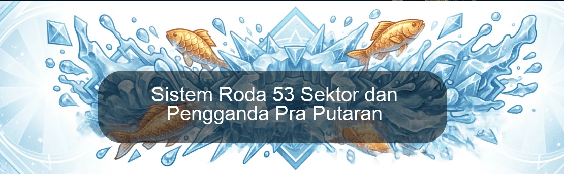 Sistem Roda 53 Sektor dan Pengganda Pra Putaran Sistem Roda 53 Sektor dan Pengganda Pra Putaran